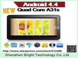 10.1 Google Android 4.4 A31S 10 inch Tablet PC Quad Core 8GB Bluetooth 1.2GHz HDMI Dual Cameras, 5PCS/LOT DHL Free Shipping-in Tablet PCs from Computer