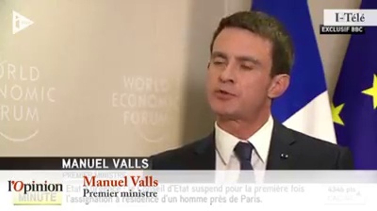 Etat d'urgence prolongé requis par Valls en durée indéterminée