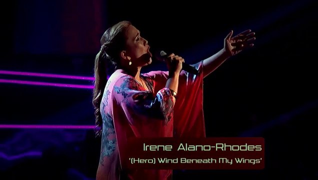 Irene Alano-Rhodes performs ‘Wind Beneath My Wings’ - The Voice UK 2016: Blind Auditions 3