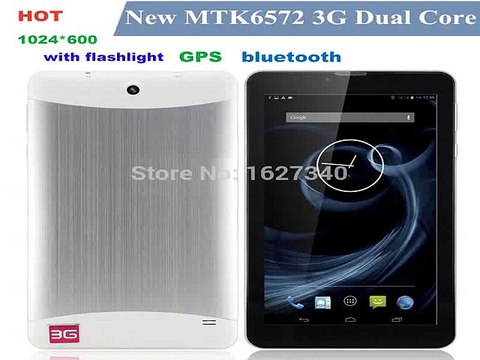 7 cheap Tablet PC Dual Core 3G Phone Call GSM/WCDMA 512MB RAM 8GB Android 4.2 Dual SIM Cameras Flash Light GPS WIFI notebook-in Tablet PCs from Computer