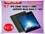 original Cube Talk 9X U65GT MT8392 Octa Core Android 4.4 Tablet PC 9.7 inch 3G Phone Call 2GB 32GB 8MP Camera-in Tablet PCs from Computer