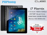 Original CUBE i7 REMIX Tablet PC 11.6 inch 1920X1080 Z3735F Quad Core 2GB 32GB GPS WIFI Bluetooth-in Tablet PCs from Computer