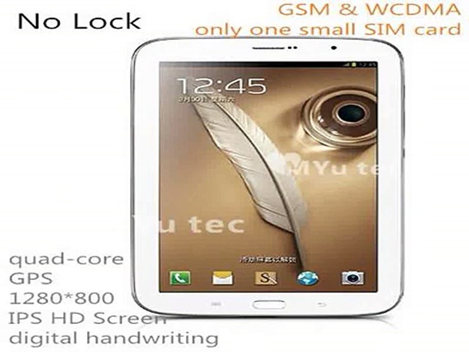 N5100 NOTE 8 Perfect 1:1 8 inch tablet PC NOTE8.0 3g MTK6589 quad core tablet mobile phone IPS built in GPS-in Tablet PCs from Computer