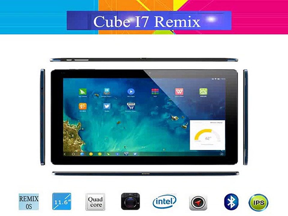 Original Cube i7 Remix 11.6 Remix OS Quad Core Tablet PC Intel Z3735F 2GB RAM 32GB ROM FHD 1920x1080 5.0MP HDMI OTG 8400mAh-in Tablet PCs from Computer