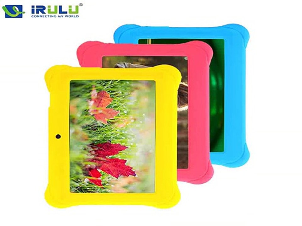 iRULU Y2 7 kids Tablet Google GMS Test Android 4.4 Quad Core Dual Cam 8GB Free Game Learn Grow PlayKid Education With Case Gift-in Tablet PCs from Computer