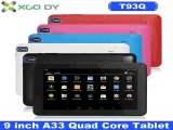 XGoDy 9 Inch Google Android 4.4 Tablet PC A33 Quad Core 8GB Dual Cam WIFI Bluetooth-in Tablet PCs from Computer
