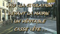 LES W-D.D. MICHOU NEWS - 24 JANVIER 2016 - LA CIRCULATION DEVANT LA MAIRIE UN VERITABLE CASSE TÊTE.