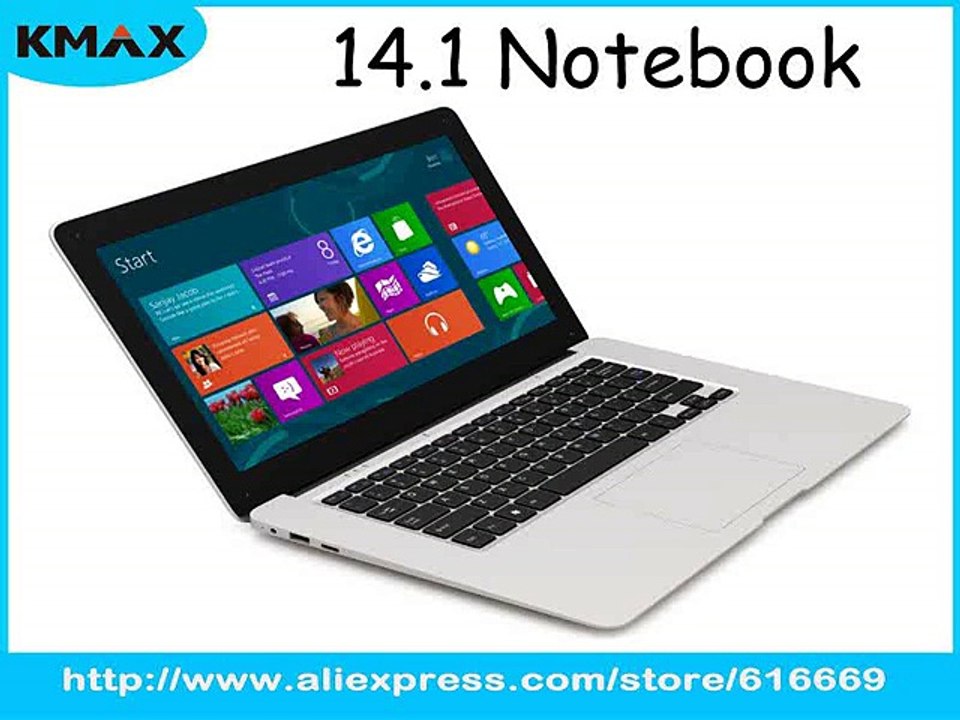 Clamshell Notebook 14.1'-'- for intel Baytrail Z3735F Quad Core 2GB 32GB Windows 8.1/10 3.7V/10000mAH wifi Bluetooth HDMI Computer-in Tablet PCs from Computer