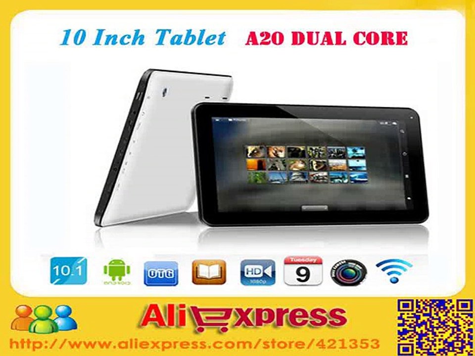 New Arrival Dual Core 10 inch Tablet PC Android 4.2 1GB/8GB Dual Camera 6000mah Battery HDMI-in Tablet PCs from Computer