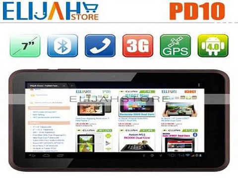 In Stock 7 Freelander PD10 3G WCDMA Android 4.0 Tablet PC Phone Call MTK 6575 1G/8G Bluetooth HDMI GPS Dual SIM Holiday Sale-in Tablet PCs from Computer
