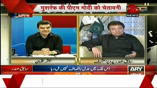 How Indian Media Is Showed Pervez Musharraf Threat To Narendra Modi In Mubashir Luqman Show