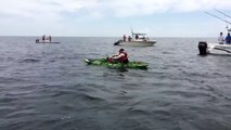 Extreme fishing at sea. Shark fishing.     Экстремальная рыбалка на море