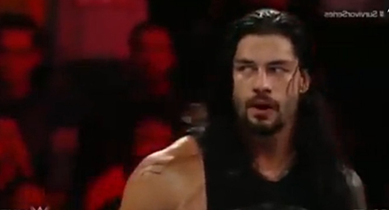 Team Rollins vs Team Reigns _ Traditional 5-on-5 Survivor Series Elimination Match _ WWE Raw 11_2_15