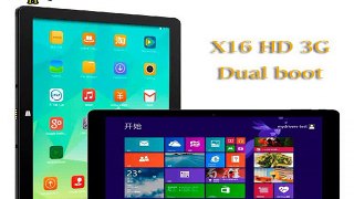 TECLAST X16 HD 3G Tablet pc Windows 8.1+Android 4.4 10.6 Inch IPS 1920*1080 Atom Z3736F Quadcore Camera 5.0MP 2G RAM 64G ROM-in Tablet PCs from Computer