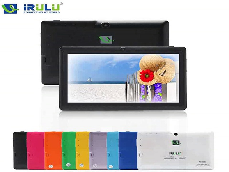 iRULU eXpro 7 Tablet 1024*600 HD Android 4.4 Tablet Quad Core 1.5GHz 8GB ROM Dual Camera Google APP Play WIFI Multi colors Hot-in Tablet PCs from Computer