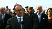 Déclaration du président de la République à l'arrivée à Chandigarh