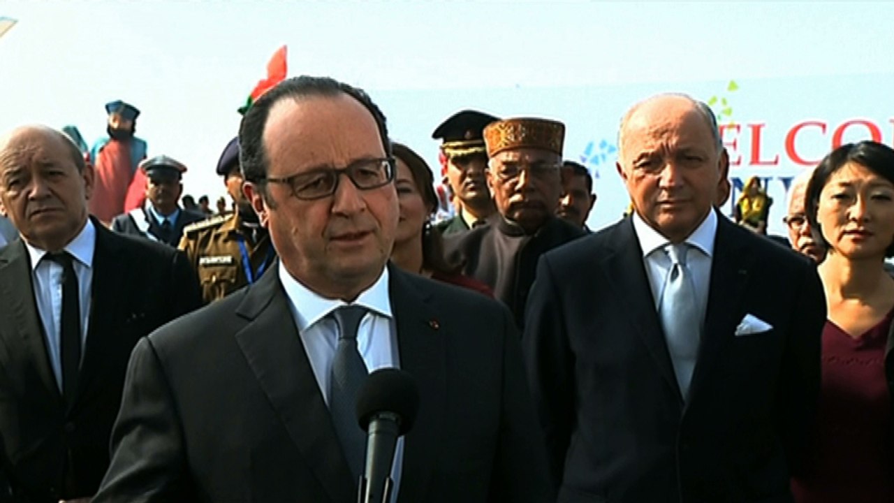 Déclaration du président de la République à l'arrivée à Chandigarh