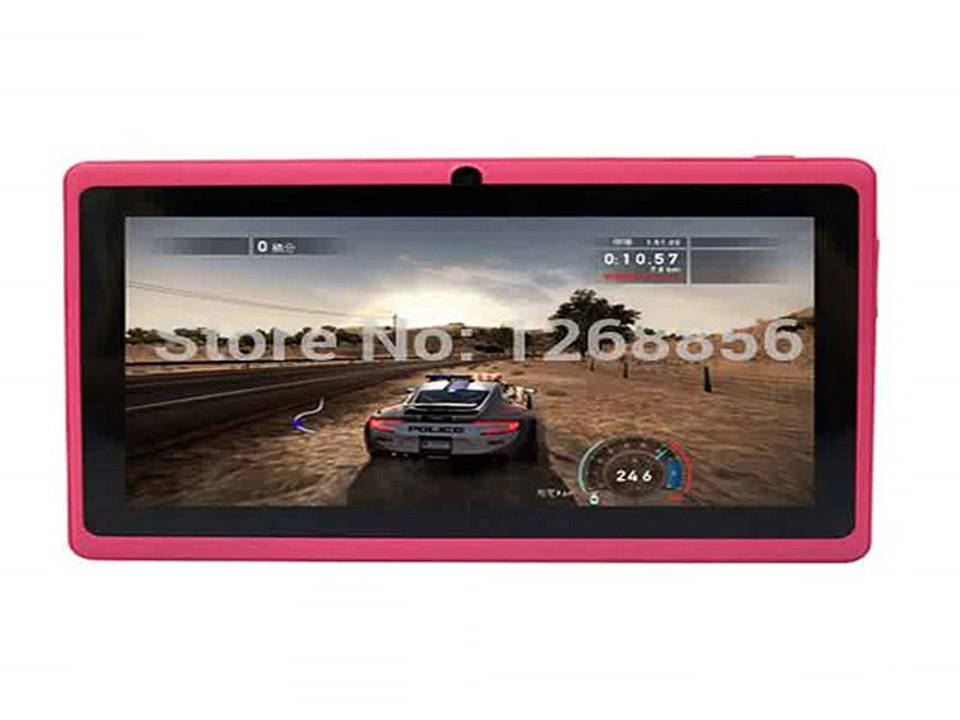 Yuntab Q88 7 Inch Wifi Tablet(Android 4.4, Quad Core, 4G ROM 1G RAM,Dual Camera, External 3G, Allwinner A33)-in Tablet PCs from Computer
