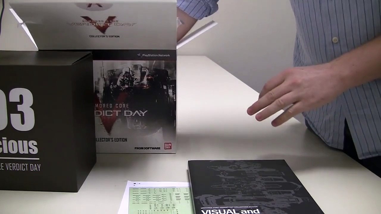 Armored Core: Verdict Day PS3 Collectors Edition Unboxing