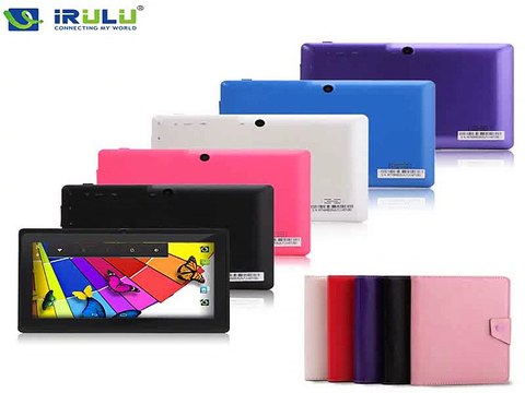 iRULU eXpro X1s 7'-'- Android 4.4 Tablet PC 16GB ROM Quad Core Google Play Cheap Internet Tablet with Keyboard Case New Arrival-in Tablet PCs from Computer