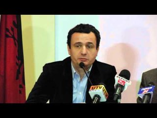 Report TV - Kurti në Tiranë: "Nuk ka paqe pa shqiptarët e luftë pa serbët"