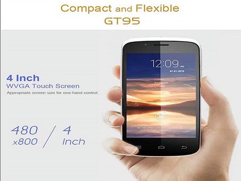 Original Cubot GT95 MTK6572 Dual Core Android tablet 4.2 4.0inch WVGA Capacitive Touch screen 512MB+4G 5MP Camera 3G-in Tablet PCs from Computer