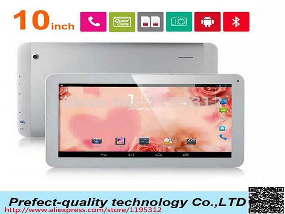 10 inch quad core built in 3G GPS bluetooth android 4.2 1G 8G sim card slot phone call tablet MTK8382-in Tablet PCs from Computer