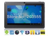 Free Shipping Q88S 7 Infotmic Dual Core Tablet PC Dual Camera WIFI HDMI Gift Tablet Android 4.1 Smart Pad for Christmas present-in Tablet PCs from Computer