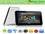 2014 Cheapest Hot Sale 10 inch Tablet PC Allwinner A23 Dual Core 1GB RAM 8GB ROM Dual Camera 1024*600 Capacitive Screen-in Tablet PCs from Computer