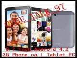 CUBE TALK 97 U59GT 9.7Inch Quad Core Android 4.2 MTK8312 3G Phone call Tablet PC 1GB RAM 8GB ROM Bluetooth WCDMA WIFI GPS FM OTG-in Tablet PCs from Computer