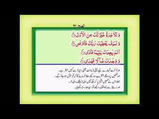 Surah Ad-Dhuha Tilawat With Urdu Tarjuma