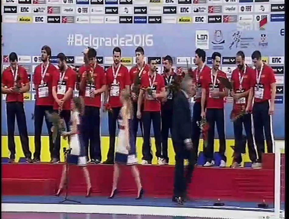Doček Crnogorskih Ajkula nakon osvojene srebrne medalje na EP u vaterpolu 2016 Tivat 24/1/2016