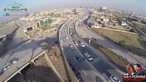 عظیم اشان باب پشاور فلائی اوور کے آج کے زبردست فضائی مناظر