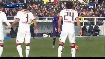 Josip Ilicic GOAL HD - Fiorentina 1-0 Torino - 24-01-2016