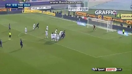 Josip Iličić Goal Fiorentina 1-0 Torino Serie A