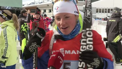 Descargar video: Biathlon - CM (F) - Antholz-Anterselva : Dorin-Habert «Ça me fait du bien»