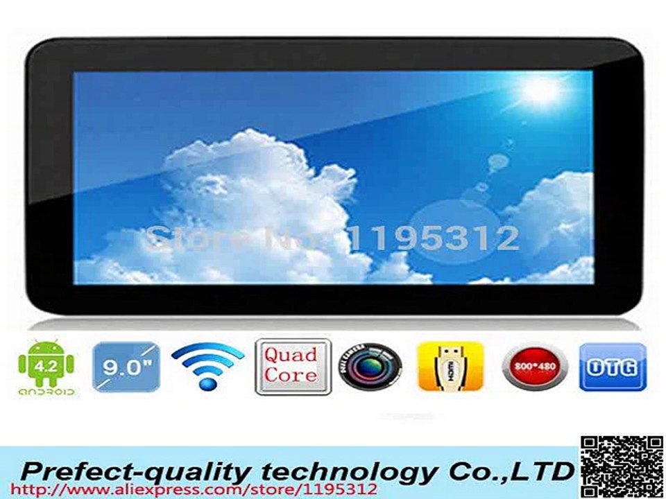 4PCS/LOT  free shipping 9 inch Quad Core Tablet PC AllWinner A33  Android 4.4 512M 8GB Capacitive Touch Screen Dual Camera-in Tablet PCs from Computer