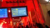 La folie à la Gare de Nîmes après la victoire contre Nancy 23 01 2016