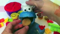 Play Doh Cookie monster Sesame Street playdough playset monstruo galletas