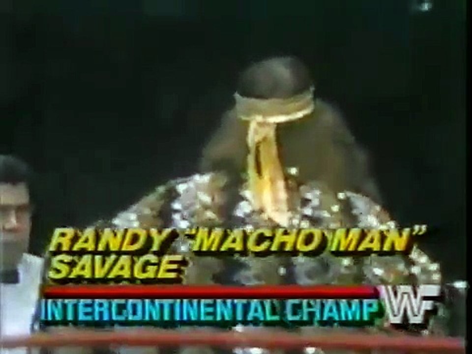 Randy Savage in action   Championship Wrestling March 15th, 1986