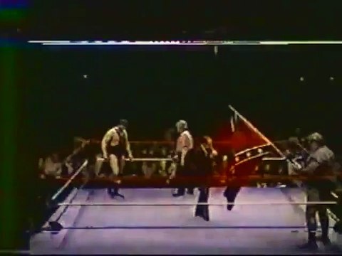 Swede Hanson in action Championship Wrestling Jan 15th, 1983