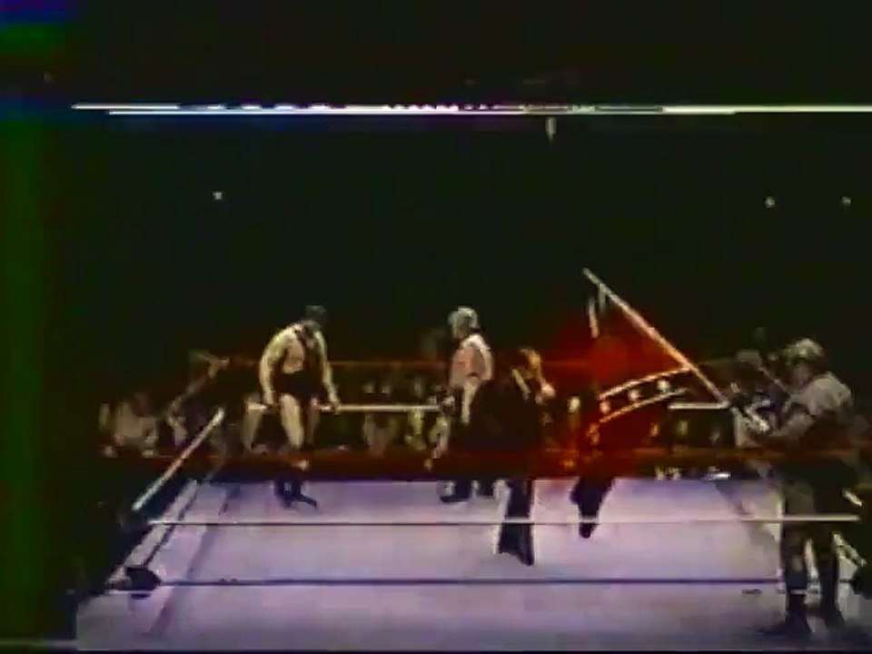Swede Hanson in action   Championship Wrestling Jan 15th, 1983