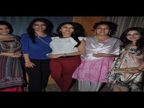 Bhagyashree @ Announcement of Domestic Abuse & Battered Women Responsibility