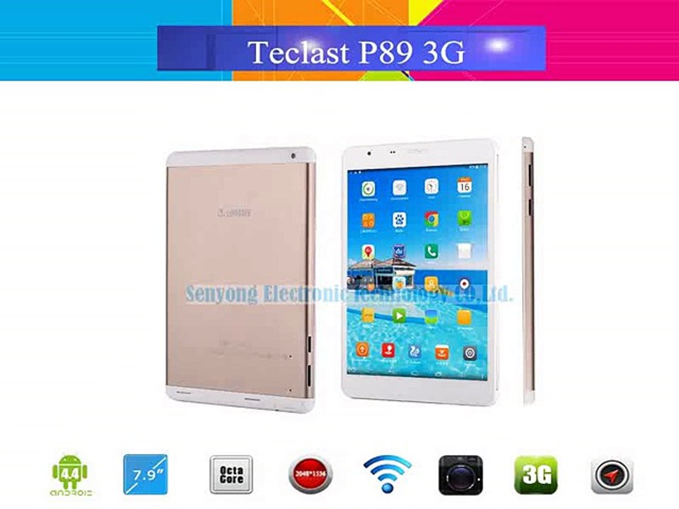 7.9 inch Original Teclast P89 3G MTK8392 Octa Core Tablet PC  IPS Retina Screen 2048X1536 Bluetooth GPS 3G Phone Call 2GB/16GB-in Tablet PCs from Computer