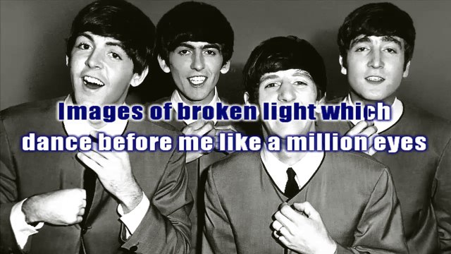 The Beatles - Across The Universe - karaoke lyrics