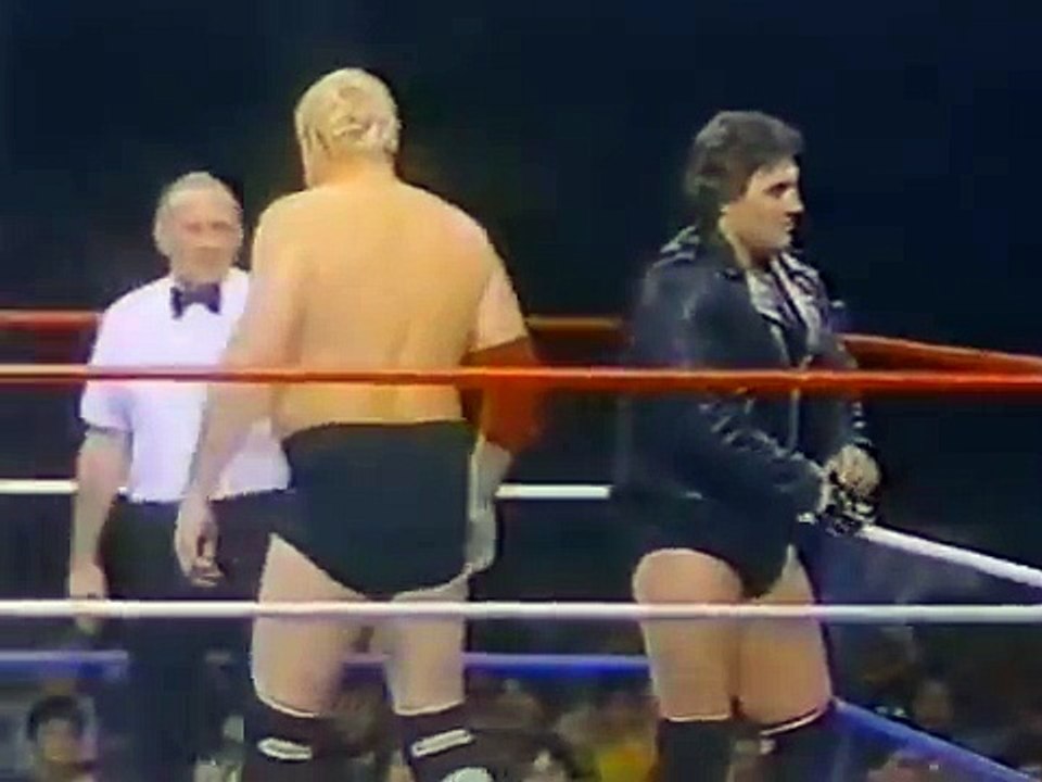 Adrian Adonis & Dick Murdoch vs Paul Roma & Salvatore Bellomo   Championship Wrestling Jan 5th, 1985