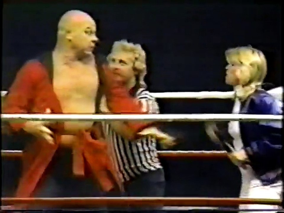Gorgeous Jimmy Garvin vs Baron Von Raschke part 1