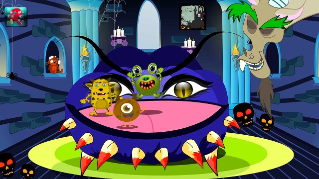 Five Little Monsters Jumping on The Bed Monster Monkeys on The Bed!