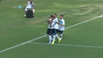 Jovem do Grêmio faz golaço em empate com o Danubio