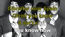 The Beatles - Ballad of John and Yoko - karaoke lyrics